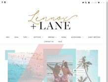 Tablet Screenshot of lennoxandlane.com